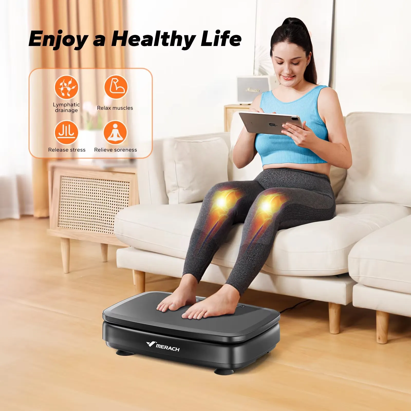 Revitalize Your Health: Vibration Plate Exercise Machine for Pain Relief, Weight Loss, and Better Sleep!
