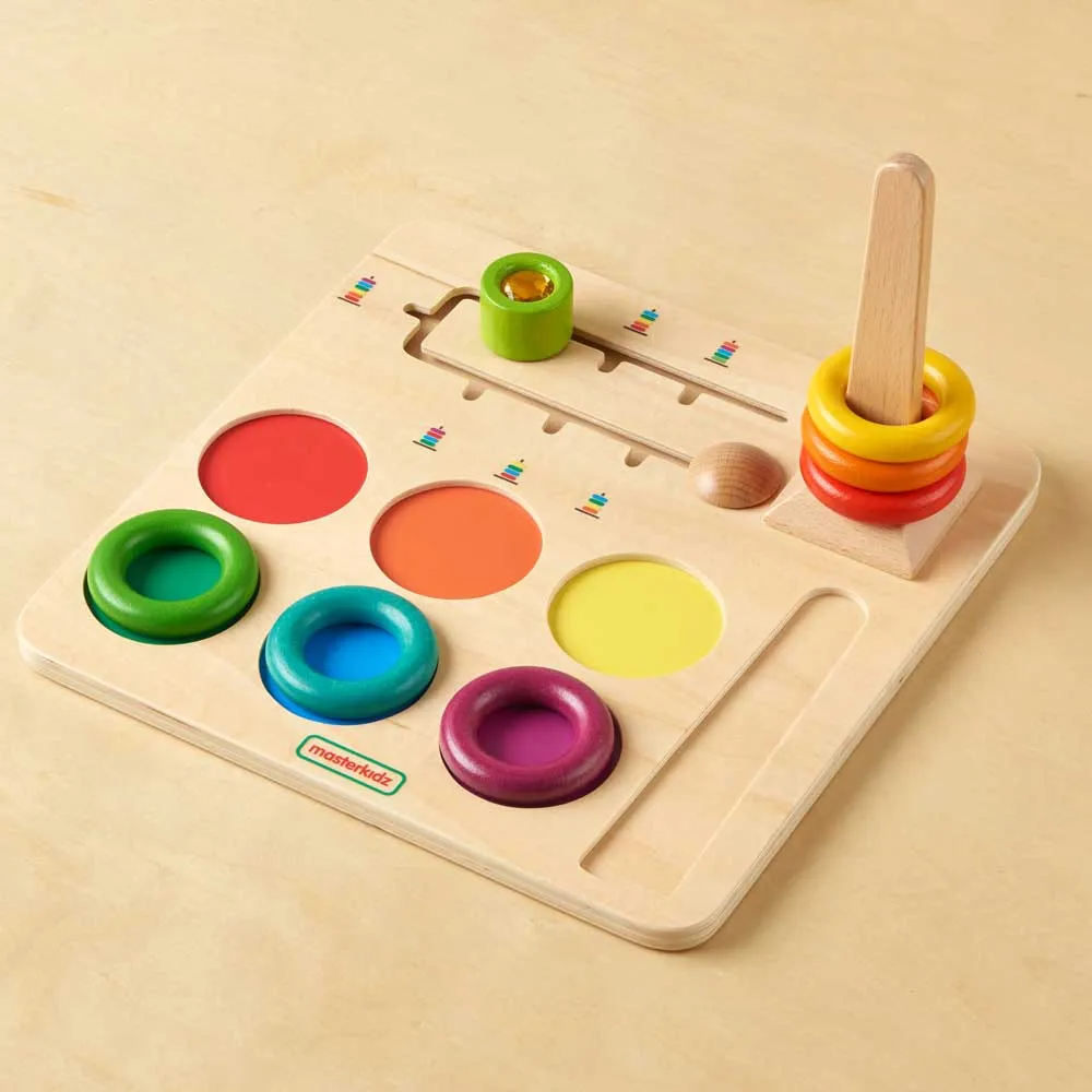 Ring Stacking Challenge Board