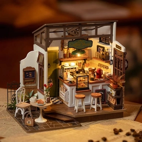 Rolife - Slow Life Café - 1:24 DIY Dollhouse Kit - Medium Level