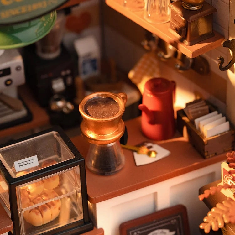 Rolife - Slow Life Café - 1:24 DIY Dollhouse Kit - Medium Level