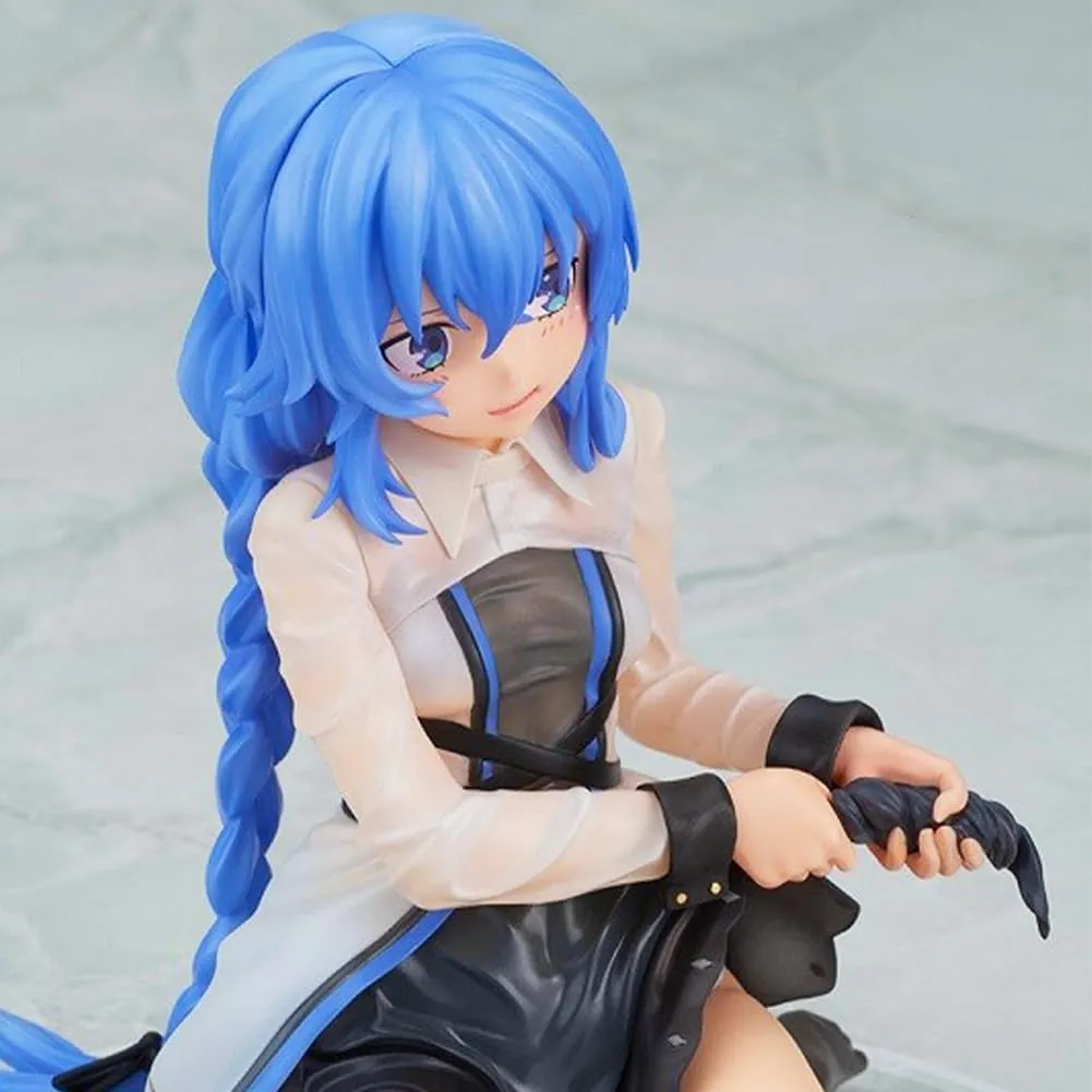 Roxy Migurdia Figure Anime Jobless Roxy Migurdia Statue, 15cm Sitting Pose Roxy Migurdia Action Figure Cake Topper Handmade Collectible Gifts