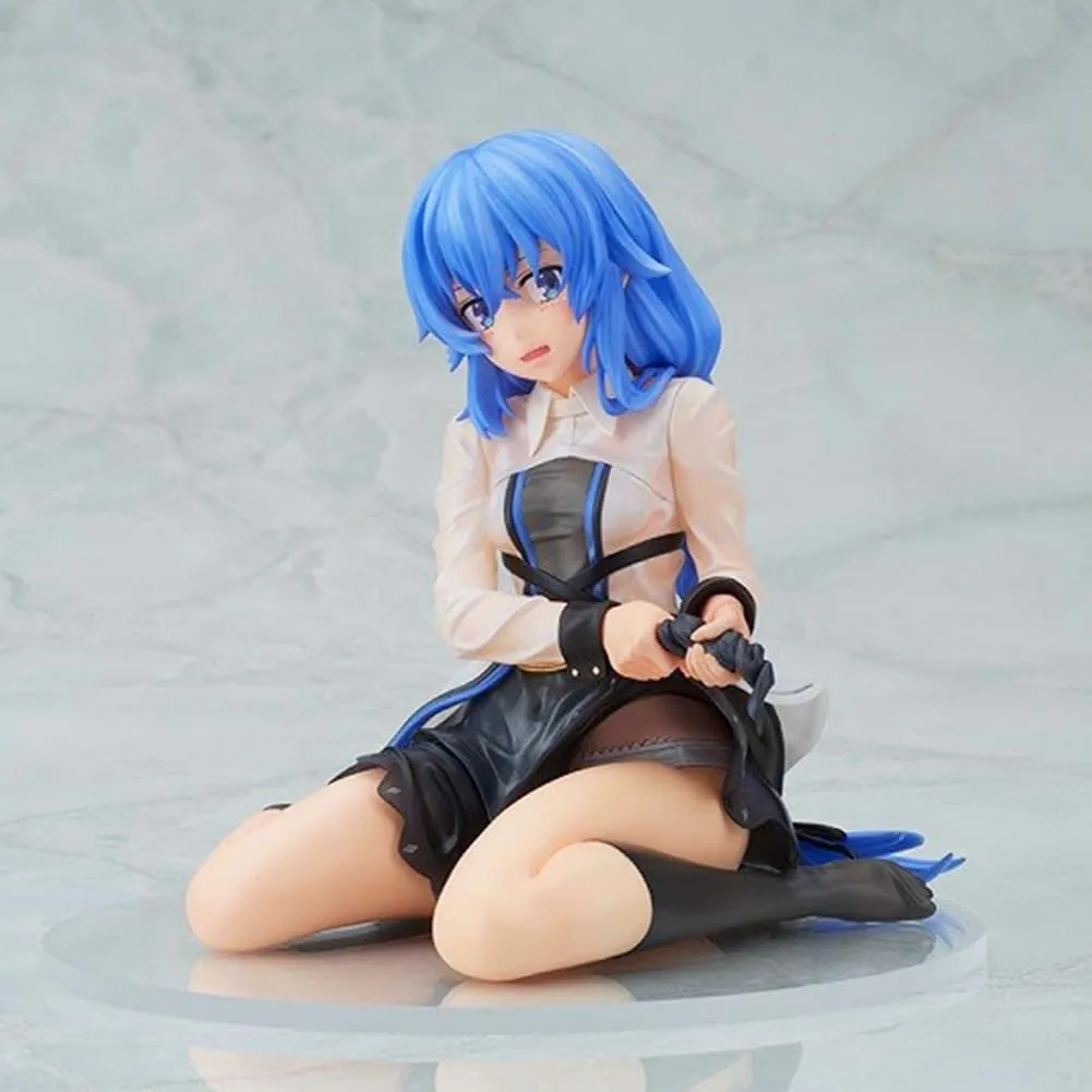 Roxy Migurdia Figure Anime Jobless Roxy Migurdia Statue, 15cm Sitting Pose Roxy Migurdia Action Figure Cake Topper Handmade Collectible Gifts
