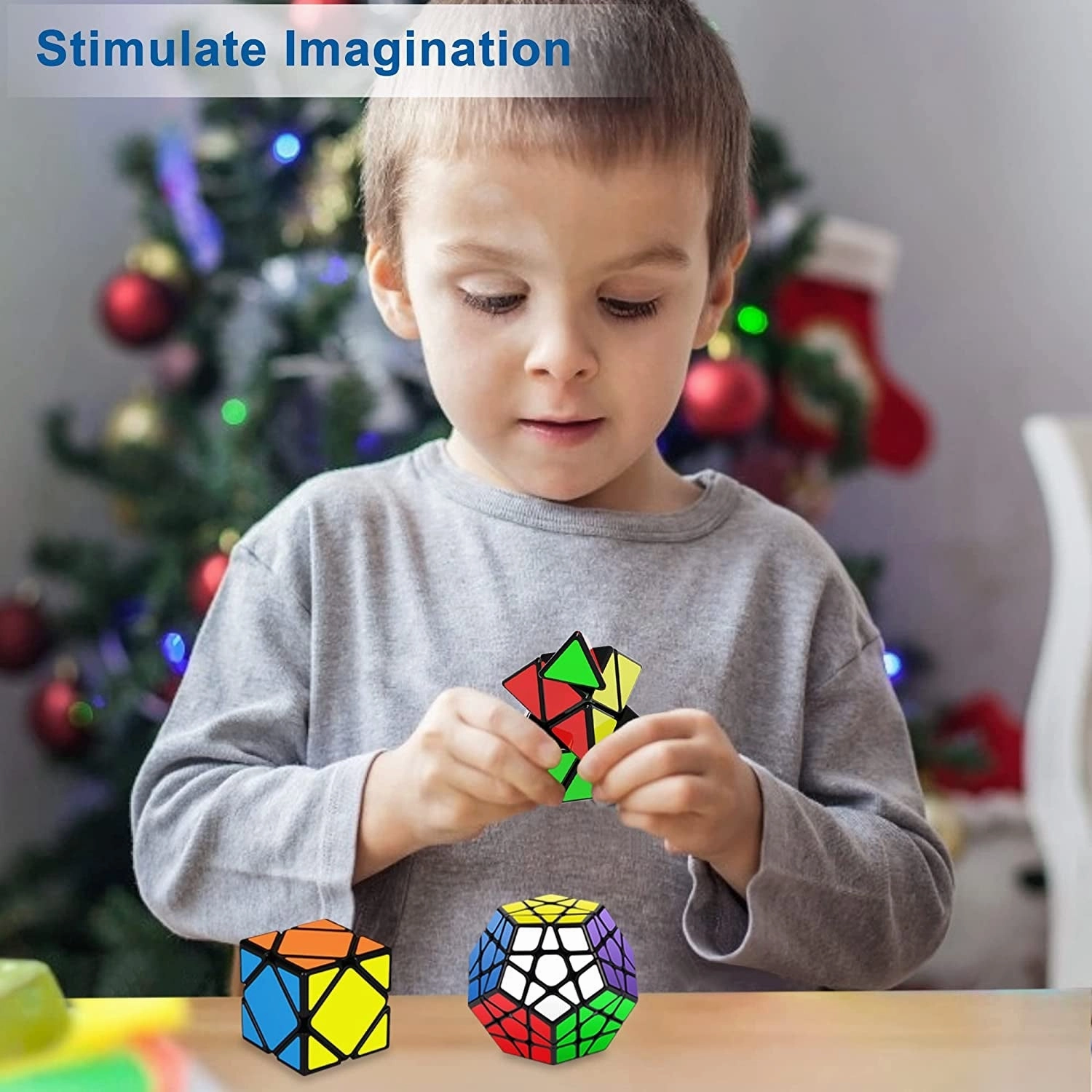Rynx | Puzzle Speed Cube Set, Puzzle Cube Bundle 2x2 3x3 - 5 Pack