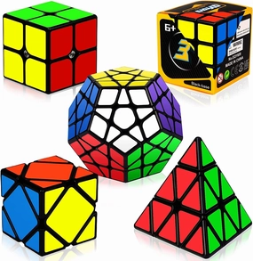 Rynx | Puzzle Speed Cube Set, Puzzle Cube Bundle 2x2 3x3 - 5 Pack