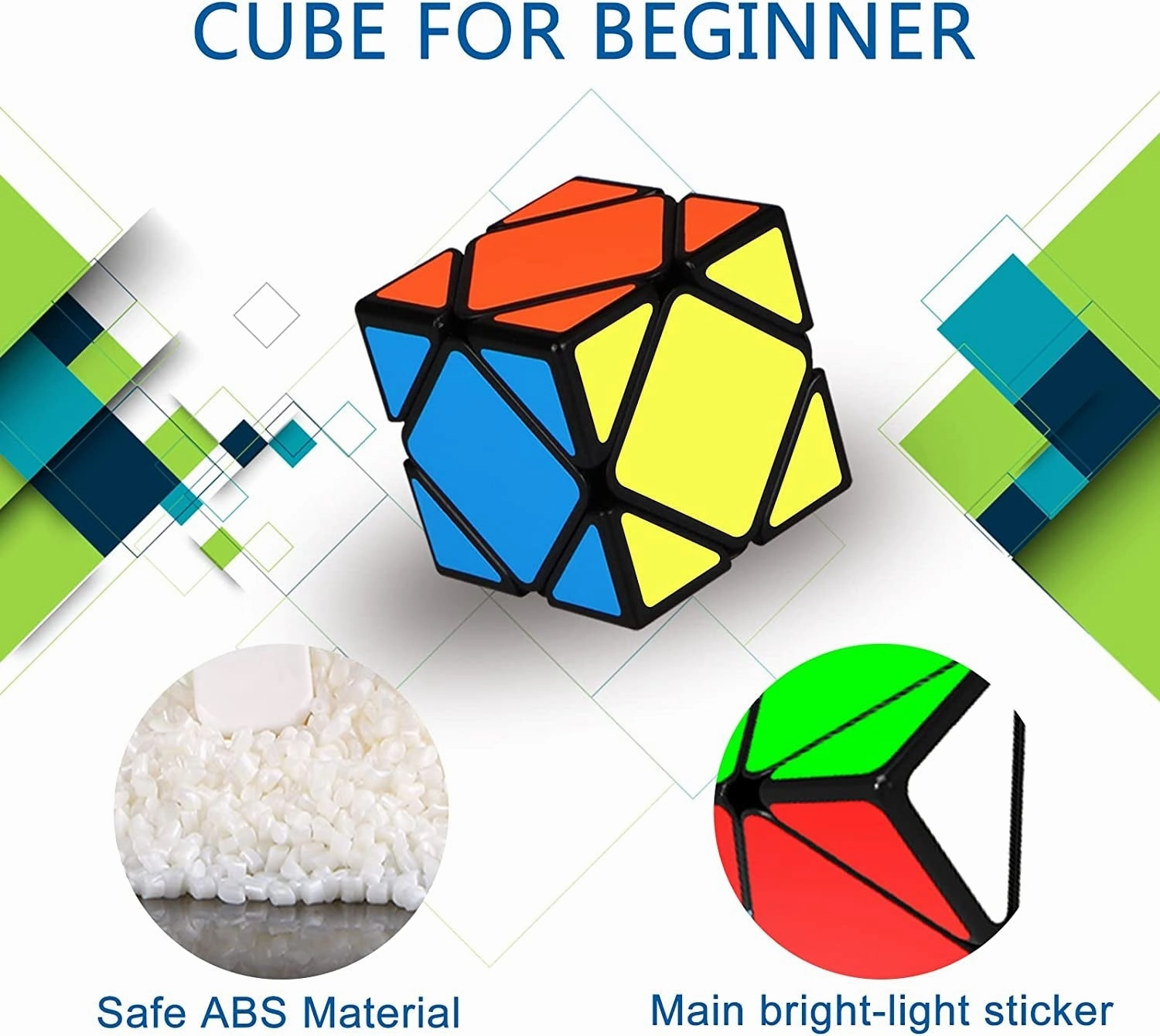 Rynx | Puzzle Speed Cube Set, Puzzle Cube Bundle 2x2 3x3 - 5 Pack