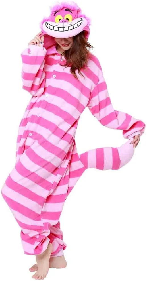 SAZAC Kigurumi -Cheshire Cat - Onesie Jumpsuit Halloween Costume
