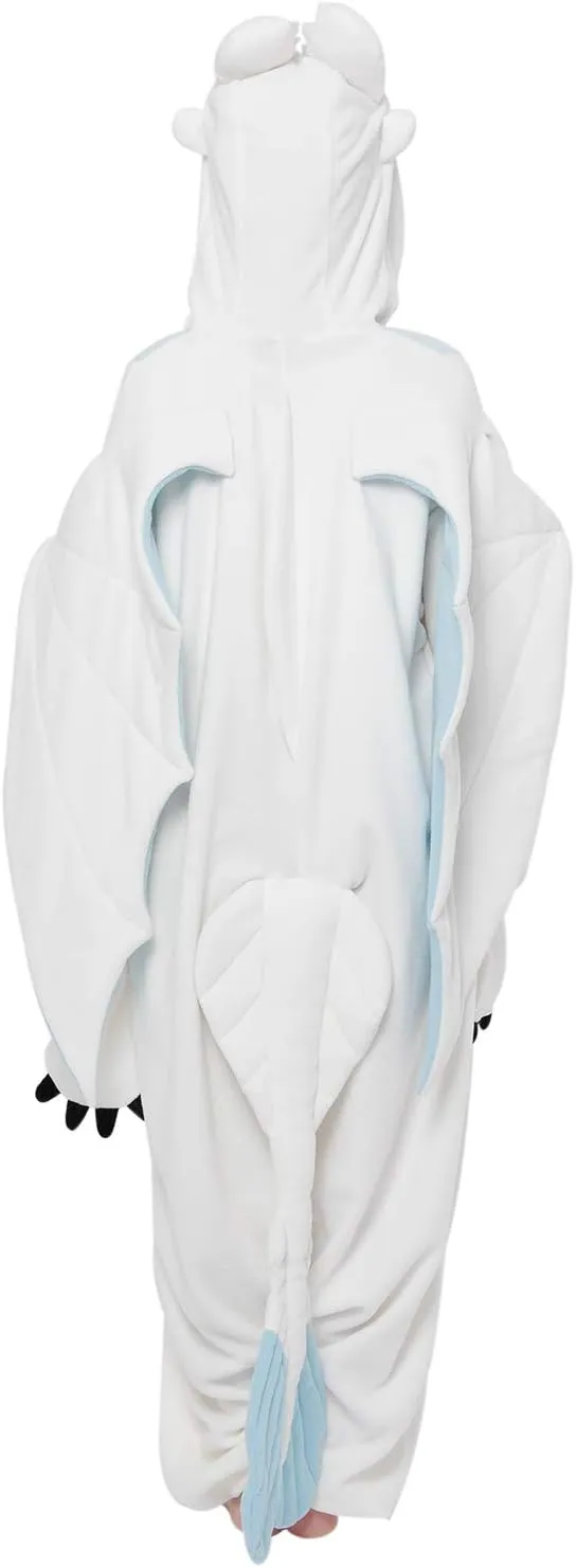SAZAC Kigurumi - How to Train Your Dragon - Light Fury - Onesie Jumpsuit Halloween Costume