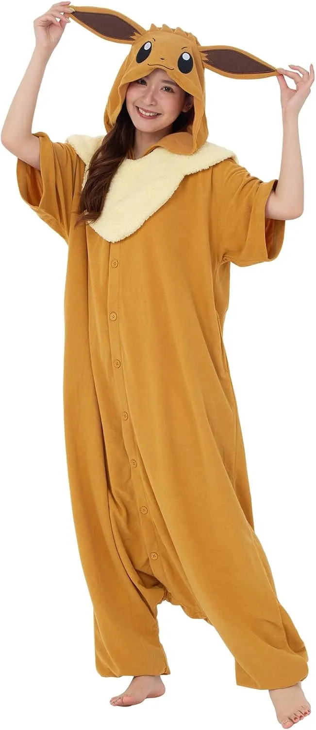 SAZAC Kigurumi - Pokemon - Eevee - Summer Onesie Jumpsuit Halloween Costume
