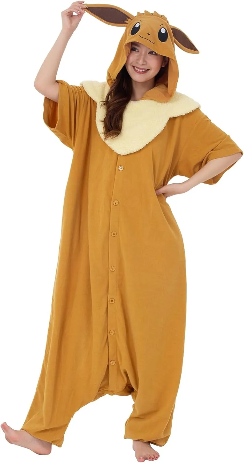 SAZAC Kigurumi - Pokemon - Eevee - Summer Onesie Jumpsuit Halloween Costume