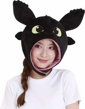 SAZAC Kigurumi Hat - How to Train Your Dragon - Toothless - Cozy Costume Beanie Cap - Adult Size