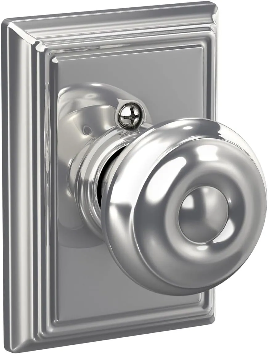 SCHLAGE Lock Company F10GEO625ADD Addison Collection SCHLAGE Passage Knob, Bright Chrome