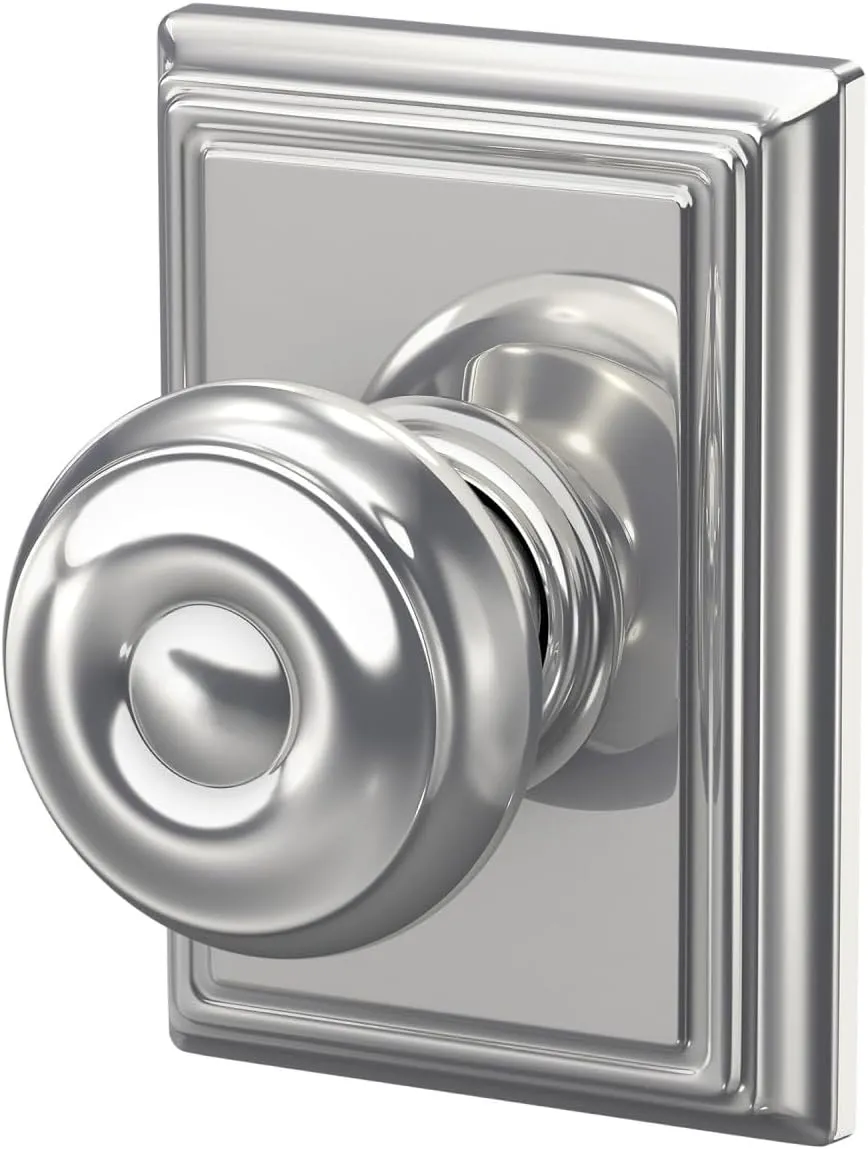 SCHLAGE Lock Company F10GEO625ADD Addison Collection SCHLAGE Passage Knob, Bright Chrome