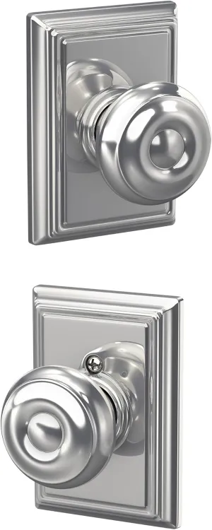SCHLAGE Lock Company F10GEO625ADD Addison Collection SCHLAGE Passage Knob, Bright Chrome