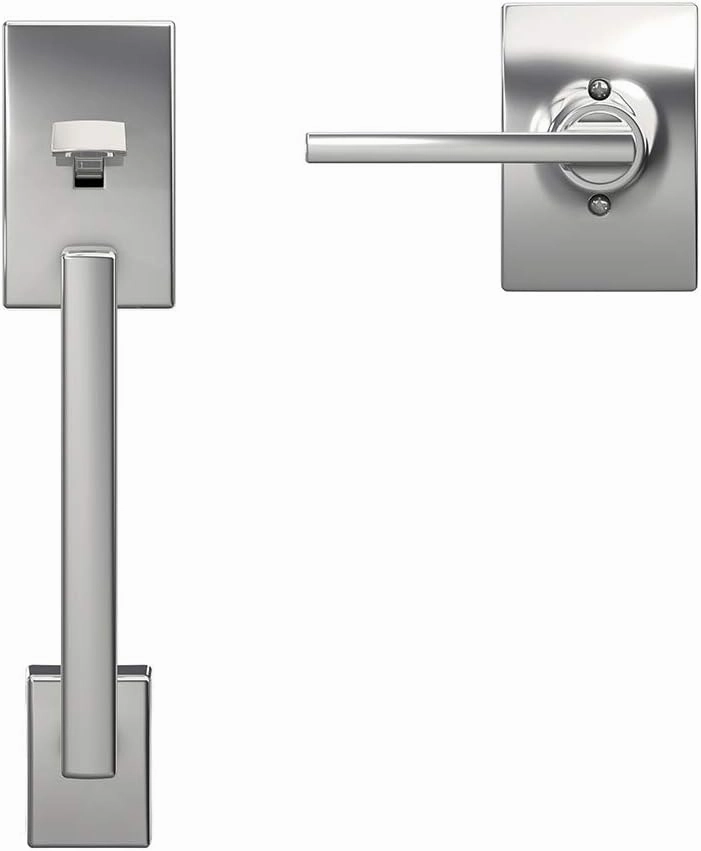 Schlage FE285 625 LAT CEN Lower Half Handleset, Century Interior Trim, Bright Chrome