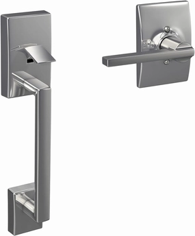 Schlage FE285 625 LAT CEN Lower Half Handleset, Century Interior Trim, Bright Chrome