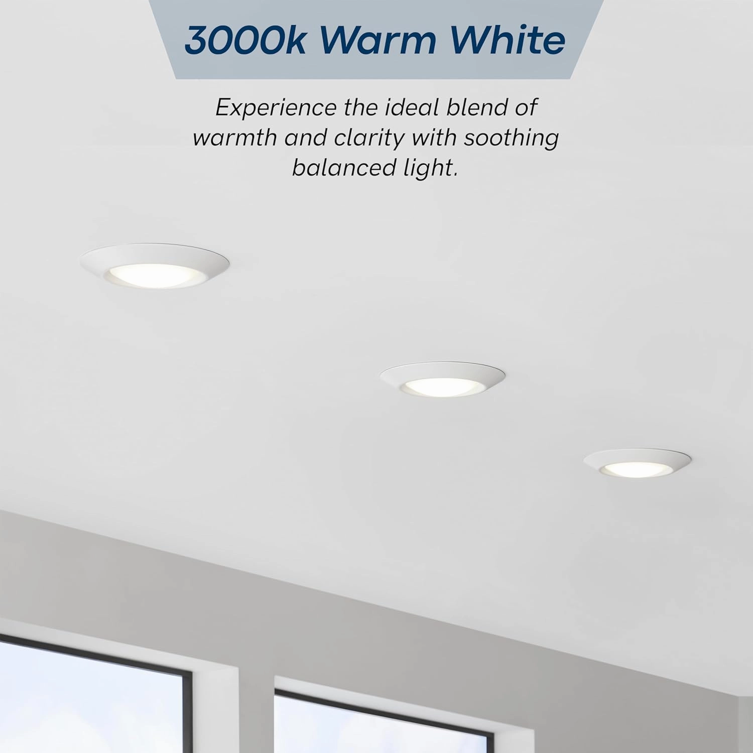 Sea Gull Lighting 14550S-15 Generation Lighting Traverse Lyte Round 6 in. 3000K, Canless Integrated LED Recessed Light, 925 Lumens, 90 CRI, T24 Complaint, Wet Rated in White Finish (4 Pack)