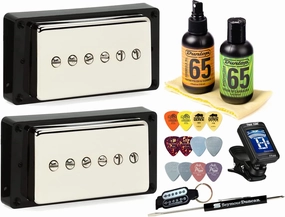 Seymour Duncan 11108-16-NC Phat Cat Electric Guitar Humbucker Pickup Set Bundle Tuner, Picks, Tool