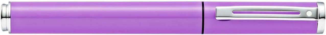Sheaffer Pop Glossy Lilac Fountain Pen with Chrome Trim and Medium Nib