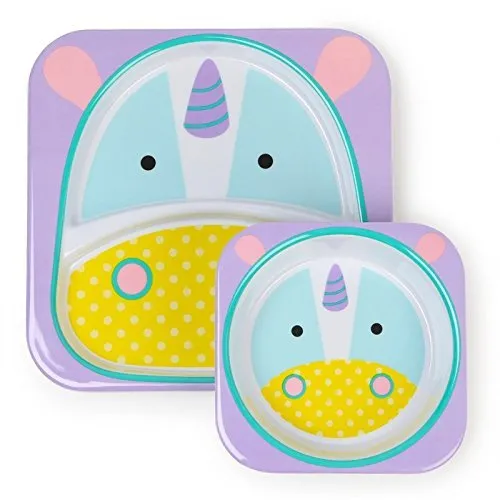 Skip hop zoo melamine set - unicorn