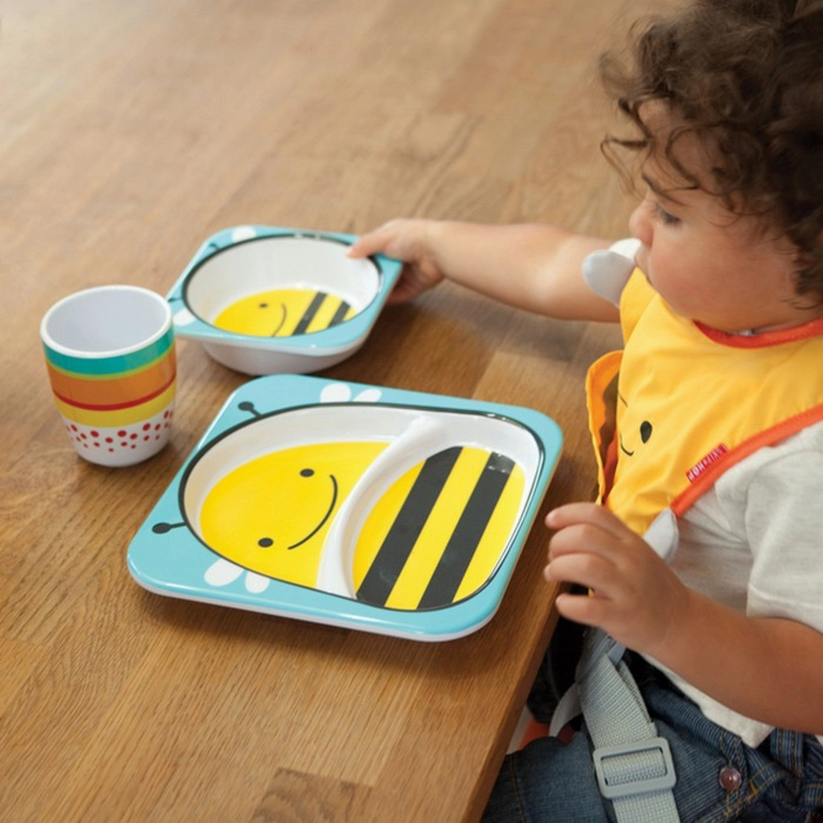 Skip Hop Zoo Divided Plate - Bee