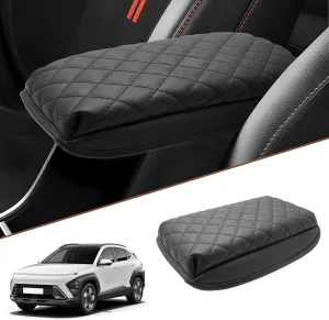 SKTU for 2024 2025 Hyundai Kona Center Console Cover 2024 2025 Kona SE/SEL/N Line/Limited Armrest Pad Cover Kona Seat Box Cover Hyundai Kona 2024 2025 Accessories Center Console Soft Cushion