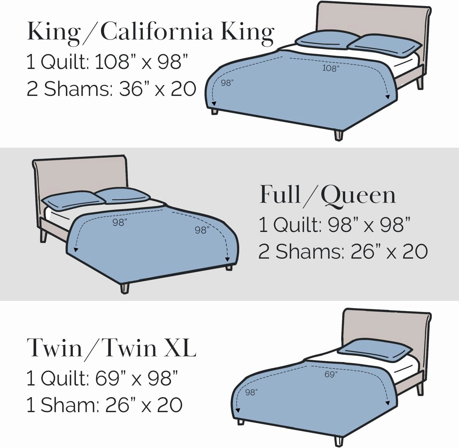 Southshore Fine Living, Inc. King Size White Quilt Bedding Set with 2 Pillow Shams, Hotel Collection Circle-Stitch Design, Quilted Bedspread, California/King Quilt Coverlet, Bright White