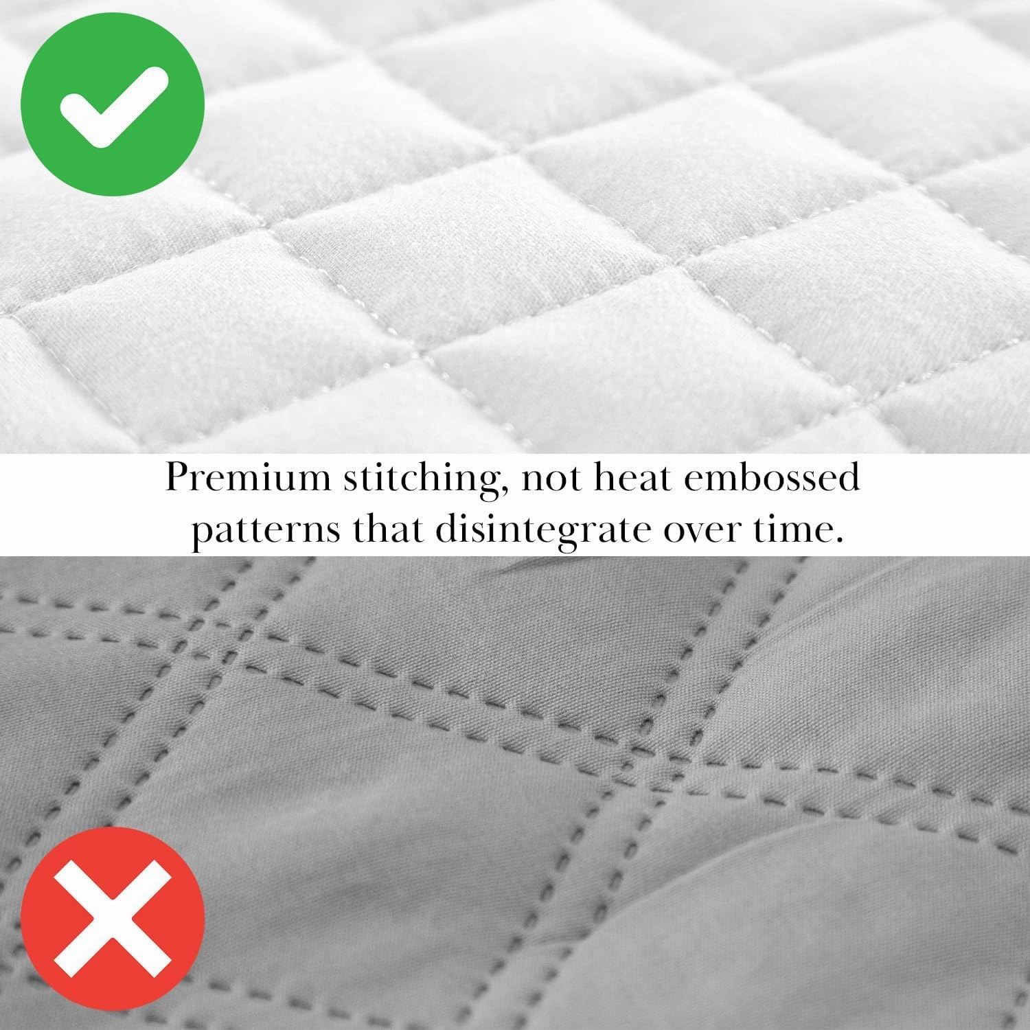Southshore Fine Living, Inc. White Queen Quilt Bedding Set, Oversized Quilts Queen Size, Pet Hair Resistant Bedding, Coverlet Set with 2 Pillow Shams, Full Size Bedspread, Bright White