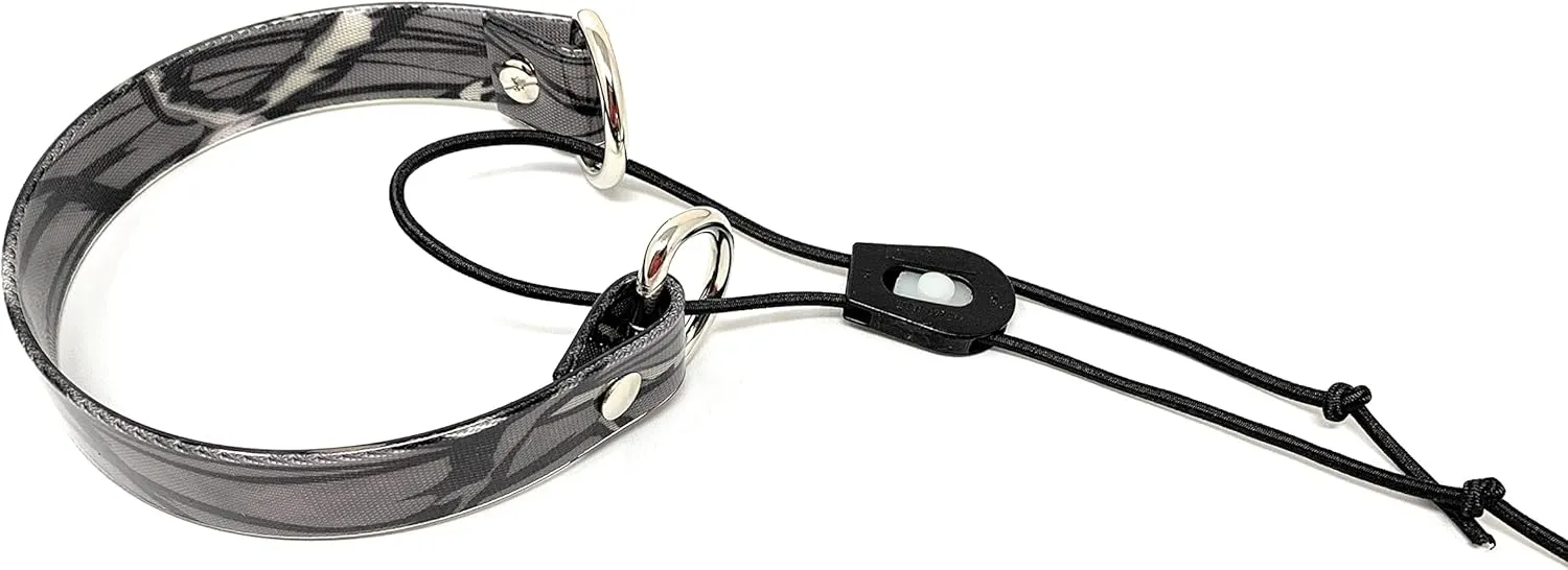Sparky Pet Co Camo Waterproof High Flex E Bungee Sure Fit Quick On/Off Full Grip E Collar Strap- 1 Inch Wide- Wetlands, Edge, 1900 NCP, YS 600, (Grey Camo)
