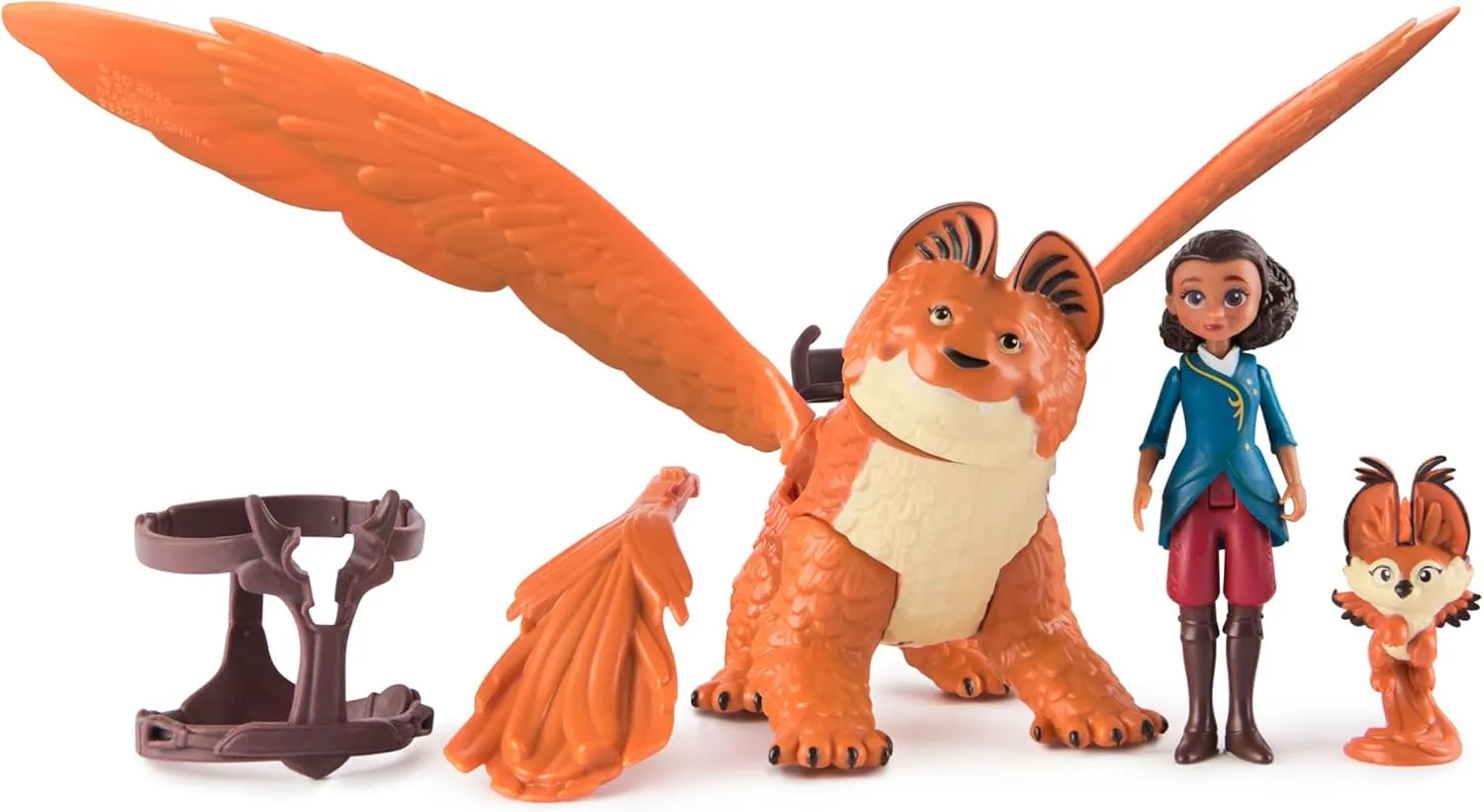 Spellbound, Ellian 3.5-inch Doll, Deluxe Gryphon & Cub Collectible Action Figures Pack, from The Netflix Movie, Kids Toys for Girls & Boys Ages 6 