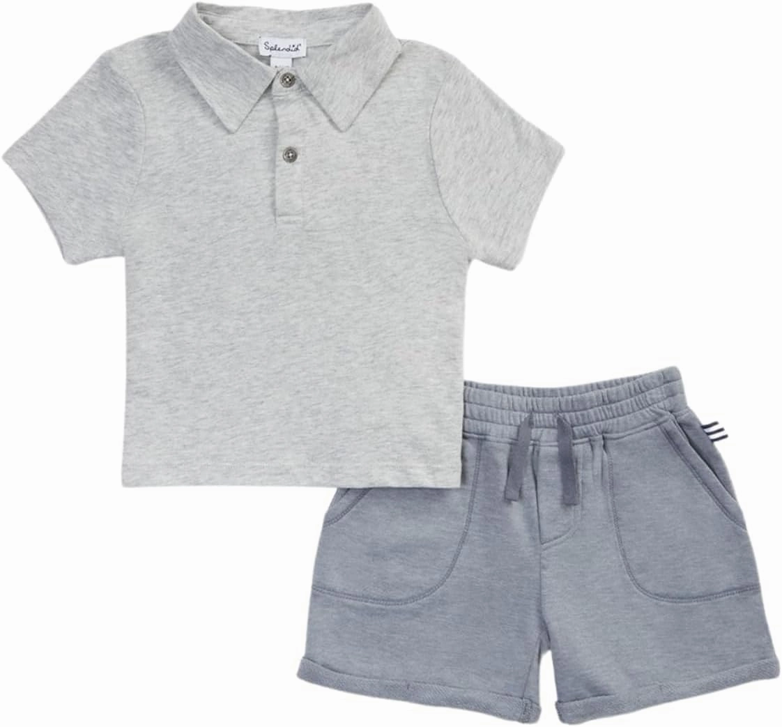 Splendid baby-boys Polo Short Set