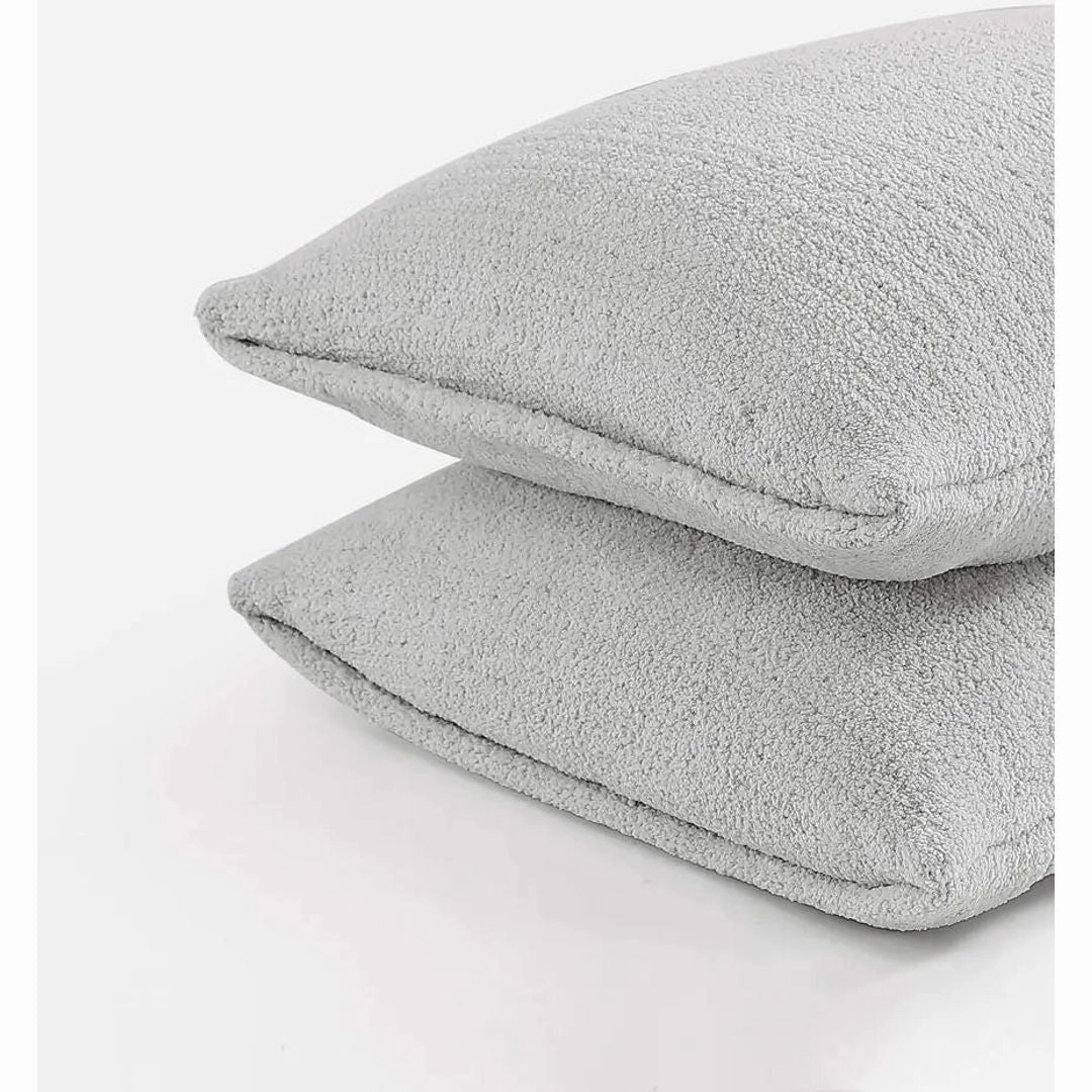 Sunday Citizen Cloud Gray Snug Pillow Sham Set King Shams Set of 2 37x20 Covers