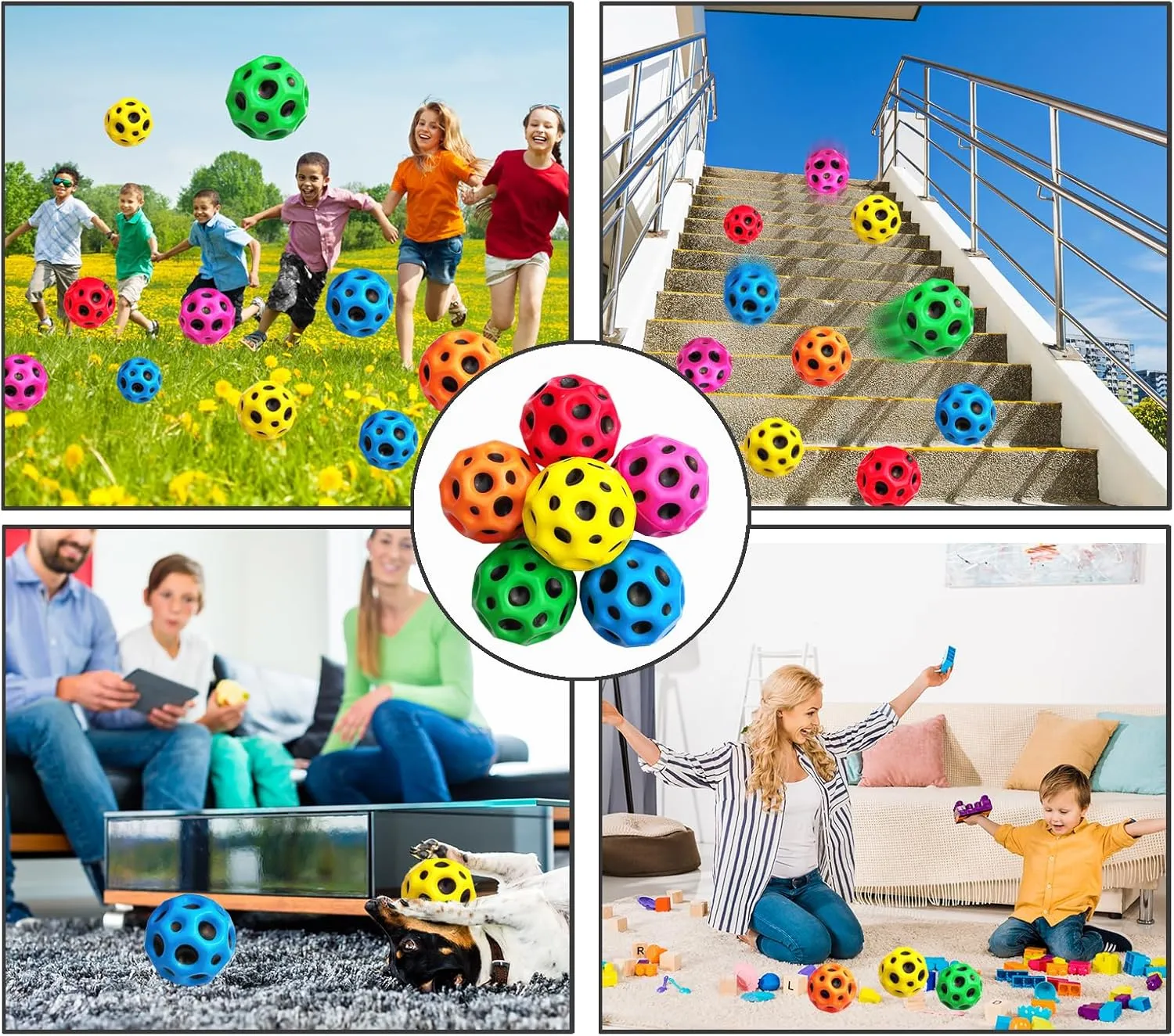 Super High Jumping Ball,Extreme High Bouncing Ball, Super High Bouncing Ball, Children's Sensory Ball, Athlete Training Ball