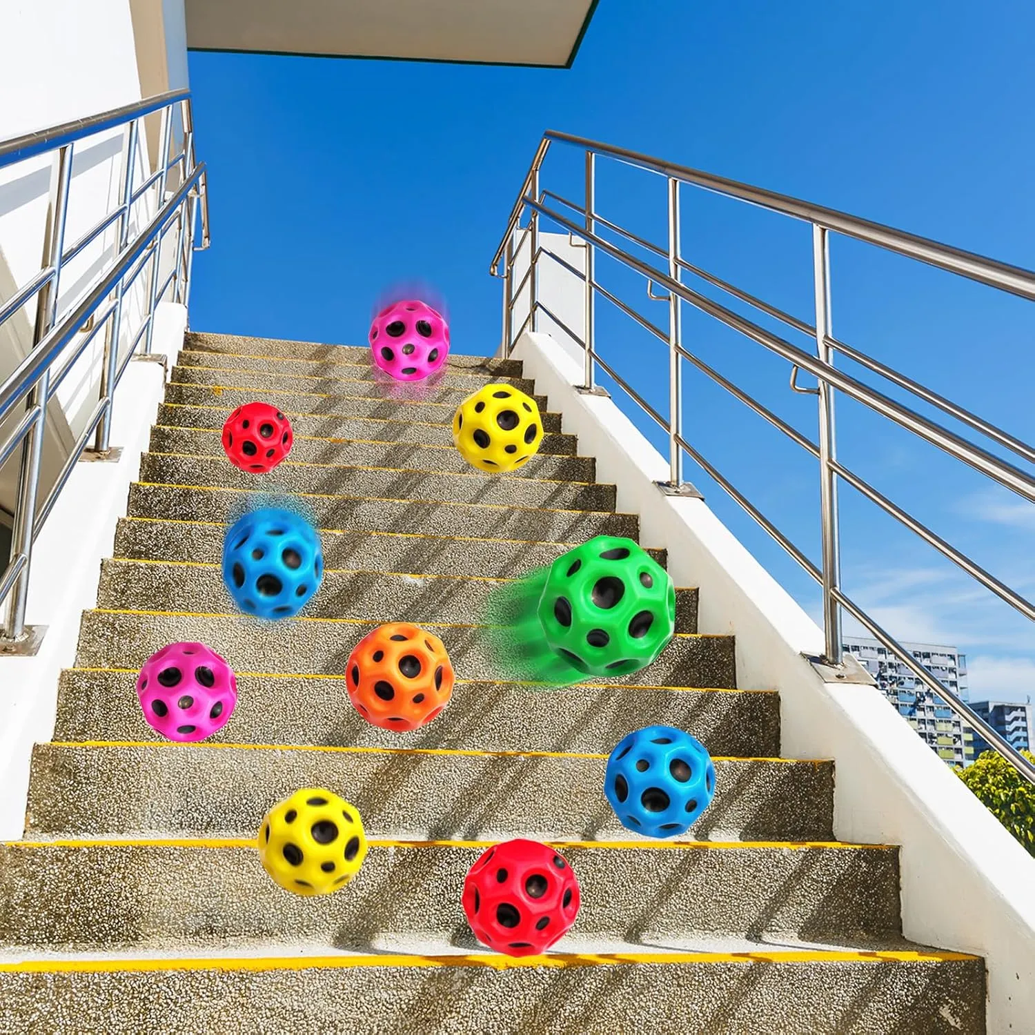 Super High Jumping Ball,Extreme High Bouncing Ball, Super High Bouncing Ball, Children's Sensory Ball, Athlete Training Ball