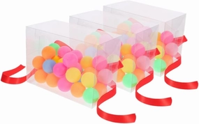 SUPVOX 3 Sets Interactive Shaking Pong Game Party Game for Adults for Birthdays Gatherings Includes Balls Belts Box Enhance Social Connections