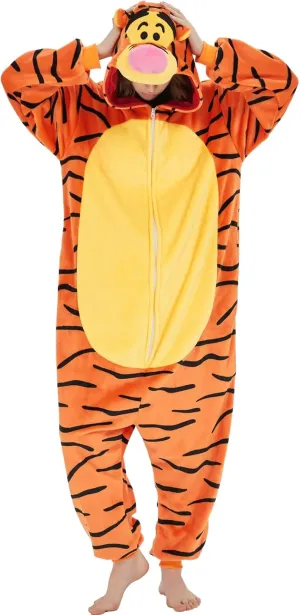SWEETXIN Adult Unisex Onesie Pajamas Halloween Christmas Cosplay Costume Suit for Women and Men