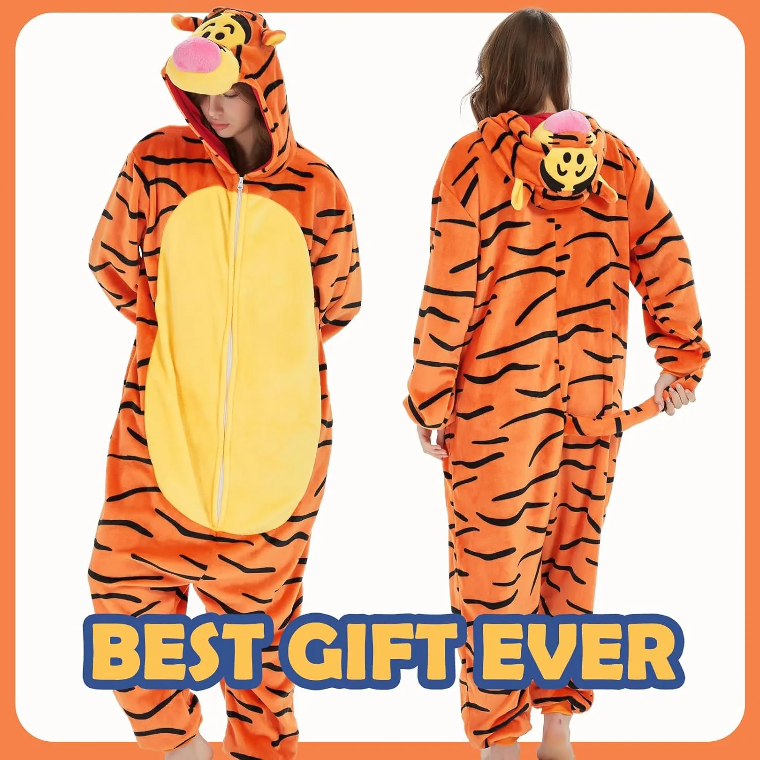 SWEETXIN Adult Unisex Onesie Pajamas Halloween Christmas Cosplay Costume Suit for Women and Men