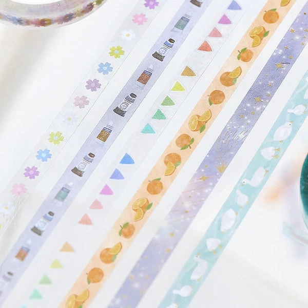 Swimming Duck thin washi tape