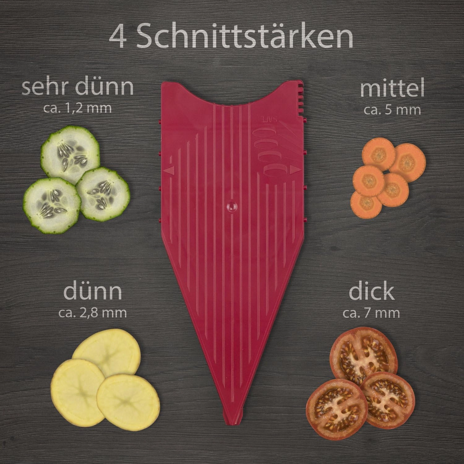 Swissmar Borner V Power Mandoline, V-7000, Red