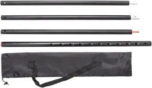 Tarp Poles Replacement Portable Aluminum Tent Rods Canopy Poles Telescoping Tarp Poles for Hammock Picnic Garden Tarp Camping