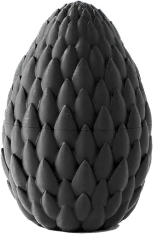 TBOLINE 3D Printed Dragon with Wings,Crystal Dragon Eggs with Flying Dragon Inside,Sensory Articulated Dragon in Egg Fidget Toy,Dragons Figure Toys (Black)