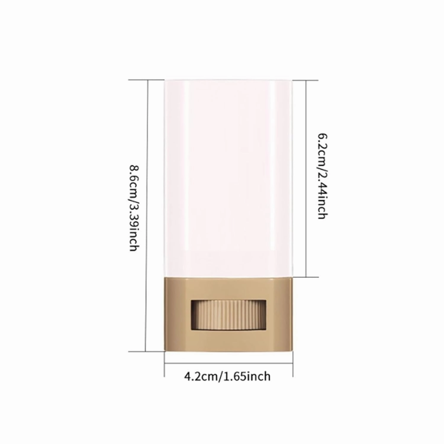 Tenddaily Foundation, Tenddaily Foundation Brush, Solid Tinted Moisturizing Serum Foundations, Full Coverage Concealer Balm, Portable Essence Stick(3#)