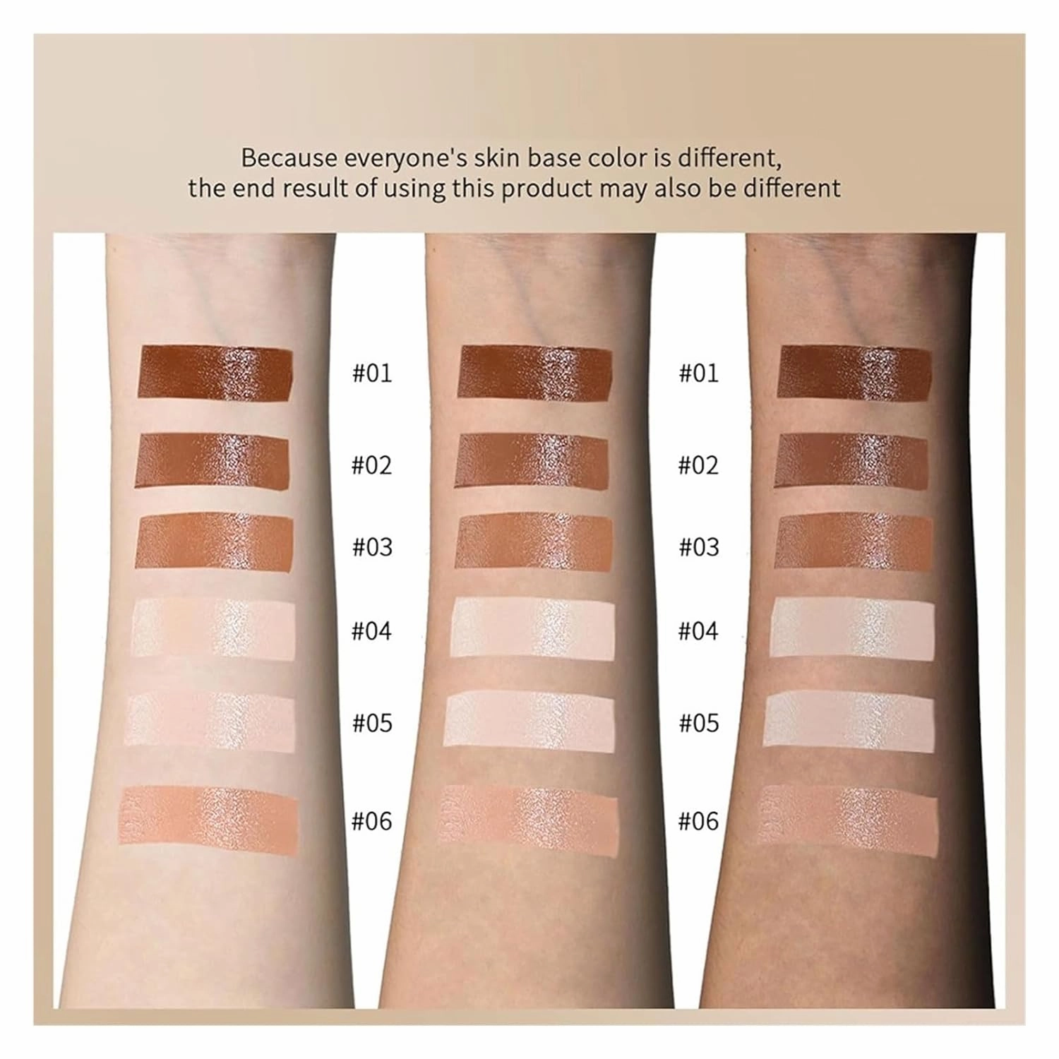 Tenddaily Foundation, Tenddaily Foundation Brush, Solid Tinted Moisturizing Serum Foundations, Full Coverage Concealer Balm, Portable Essence Stick(3#)