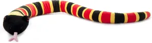 The Petting Zoo Coral Snake Stuffed Animal Plushie, Gifts for Kids, Wild Onez Snake Animals, Snake Plush Toy 54 Inches