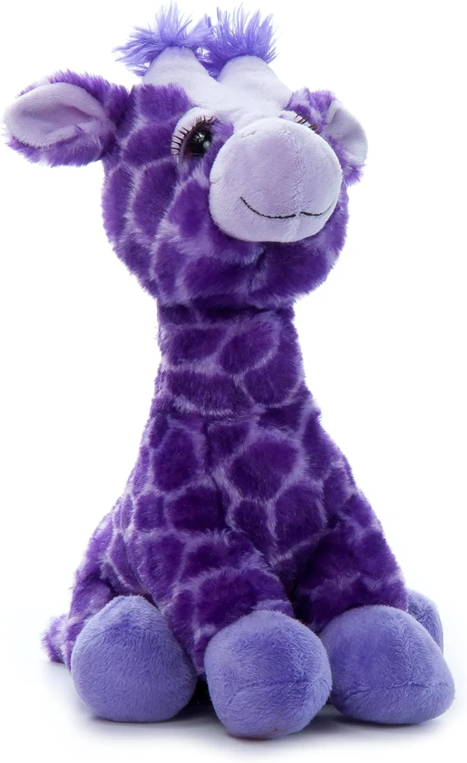 The Petting Zoo Purple Giraffe Stuffed Animal Plushie, Lash’z Zoo Animals, Giraffe Plush Toy 12 inches
