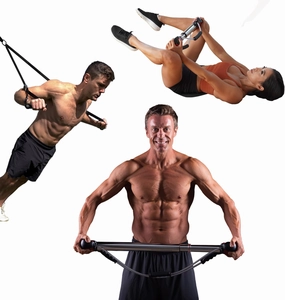 The Bullworker Iso-Gym: Ultimate Strength & Fitness Bundle - Isometric Strength Training Total Body Cross Training Home Gym