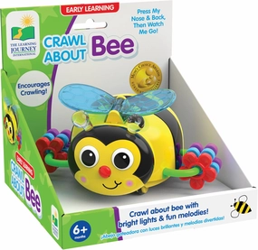 The Learning Journey Early Learning - Crawl About Bee - Crawling Toys for Babies 6-12 Months - Bright Lights and Fun Melodies - Award Winning Toys