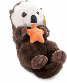 The Petting Zoo Sea Otter Stuffed Animal Plushie, Gifts for Kids, Earth Keeperz Sealife Animals, Zoologee Brown Sea Otter Plush Toy, 11 inches