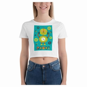 Timmy Robot Crop Tee