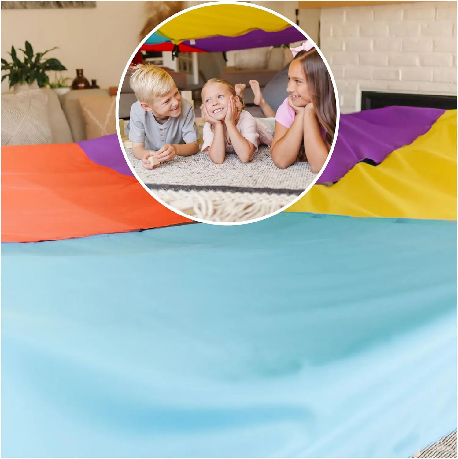 Tote a Fort Original Blanket Fort Building Kit for Kids, 3 Blanket TOTEAFORT Toy, Make a Portable Playhouse, Play Tent Boy and Girl Indoor Outdoor Build Set, STEM Children Toy, Ages 4, 8, 12  