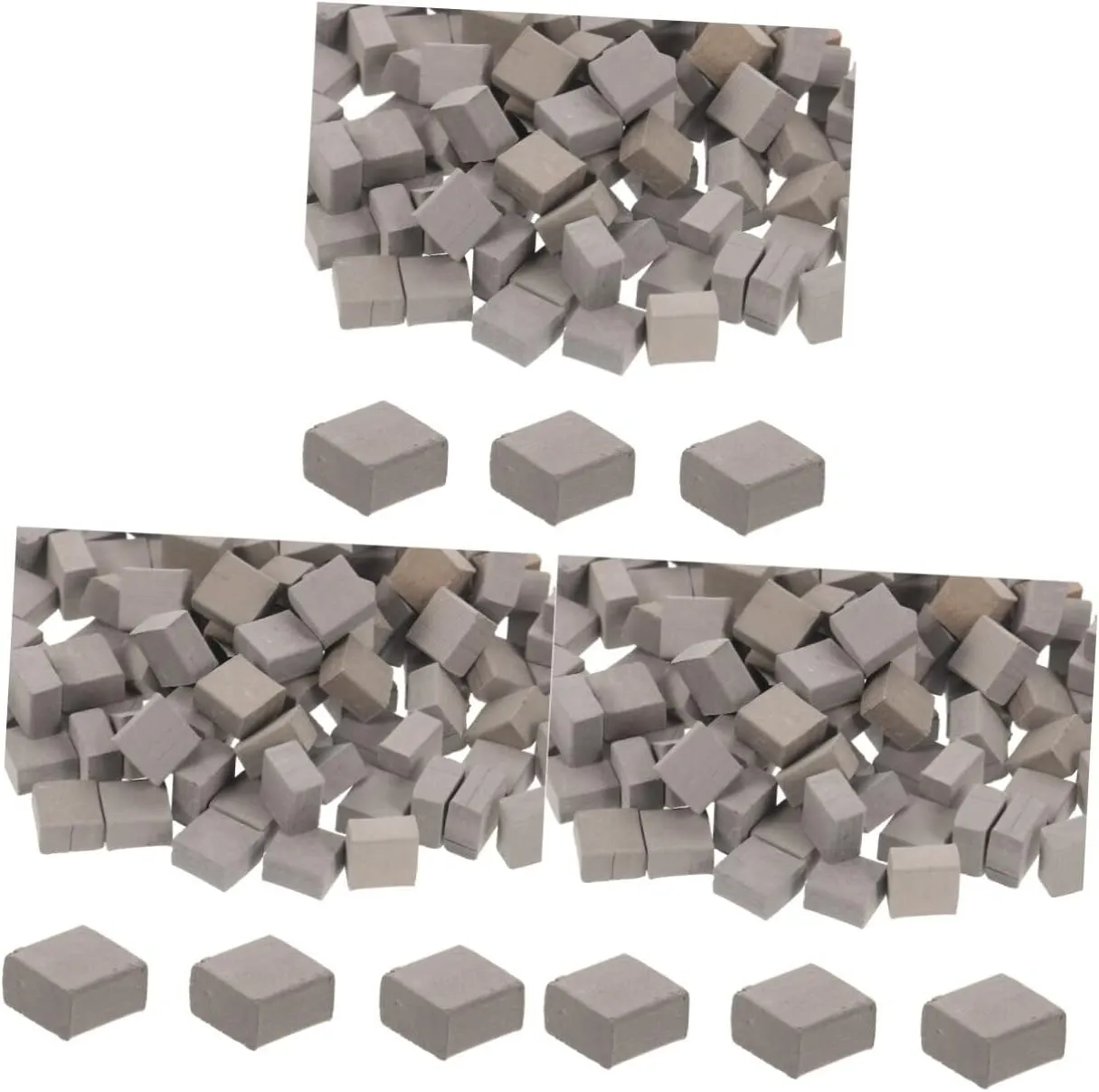 TOYANDONA 300pcs Miniature Bricks Simulation Wall Bricks for Micro Landscape DIY Crafts for Table Architecture and Model Building Projects for Boy Girl and Adults